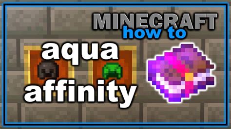 Aqua Affinity In Minecraft