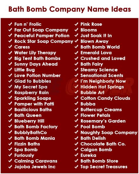 Creative Bath Bomb Business Name Ideas That Sell