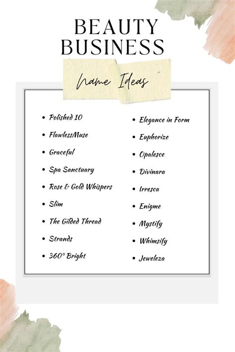 Top 50 Beauty Business Name Ideas for 2020