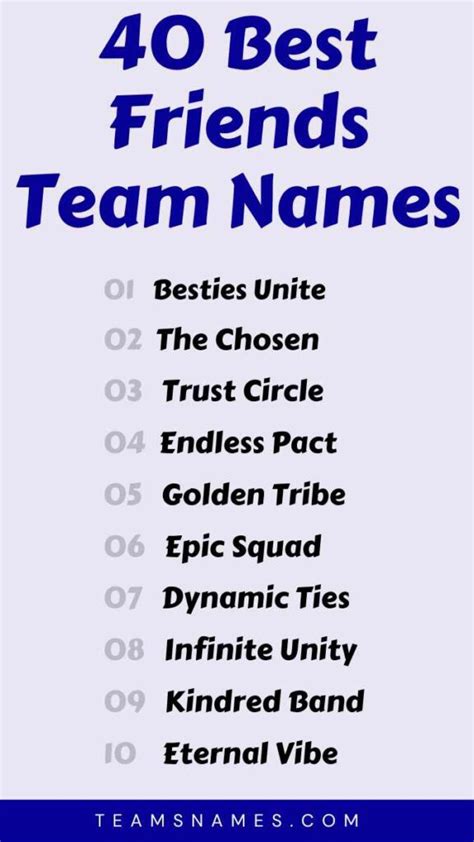 Best Friends Business Name Inspirations Under 10 Words