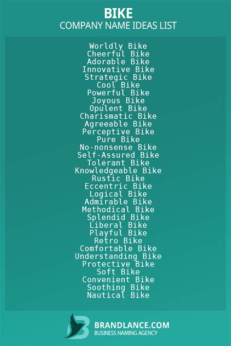 Top Bike Business Name Ideas 2023