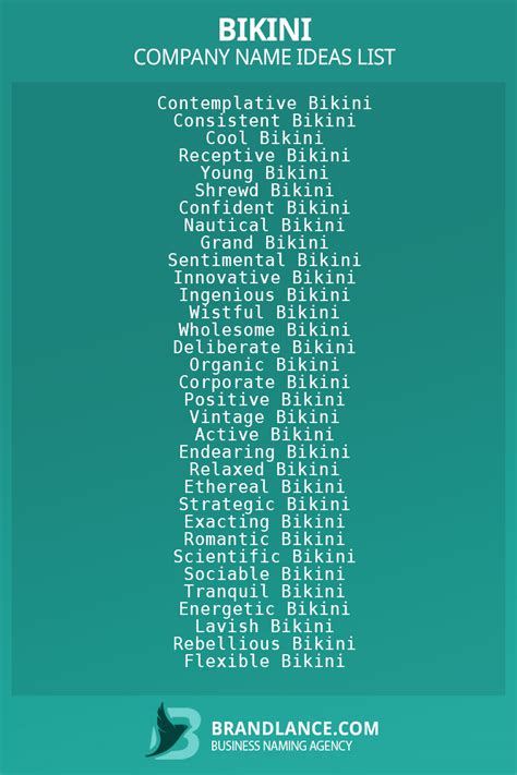 Best Bikini Business Name Ideas for 2023