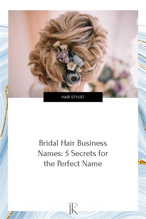 Top 10 Brilliant Bridal Hair and Makeup Business Name Ideas