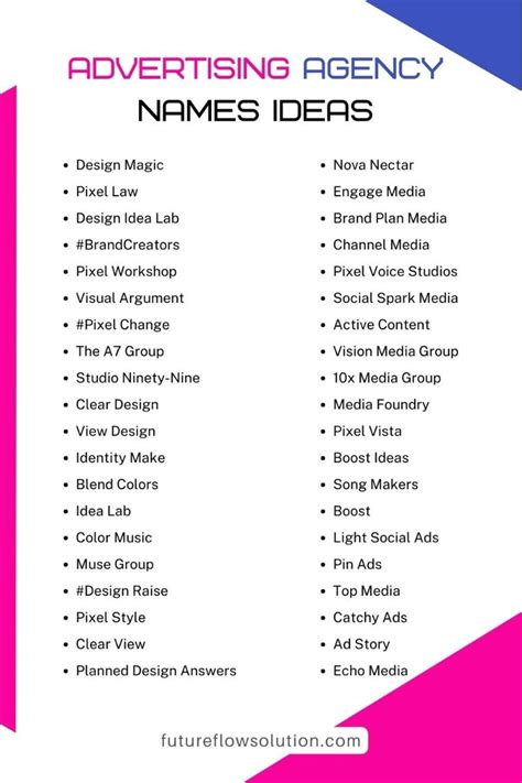 Best Business Name Ideas for Ad Agencies