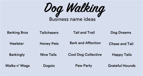 Business Name Ideas for Dog Walking That Will Make You Paws and Play