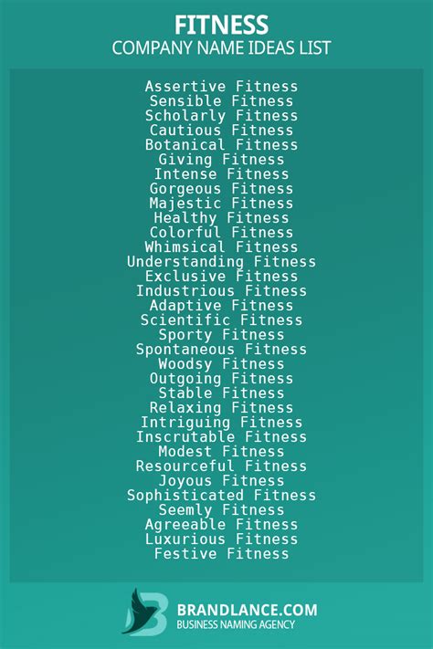 Top Business Name Ideas for Your Fitness Studio