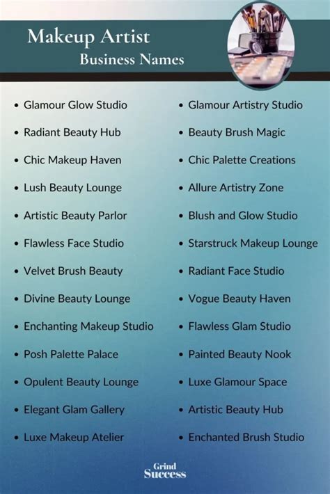 Best Business Name Ideas for Makeup Artistry