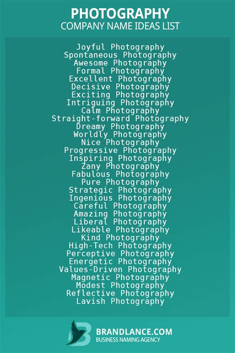 Business Name Ideas for Photography That Make You Stand Out