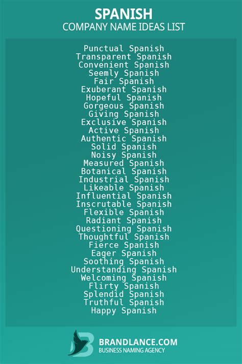 Best Business Name Ideas in Spanish
