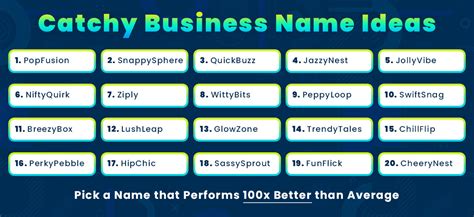 Catchy Business Name Ideas with Hidden Meanings