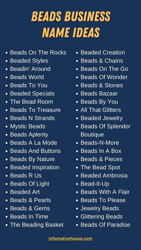 Best Clay Bead Business Name Ideas