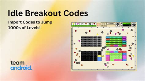 Codes For Idle Breakout