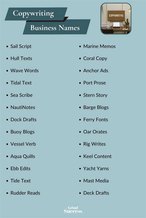 Creative Copywriting Business Name Ideas for 2023