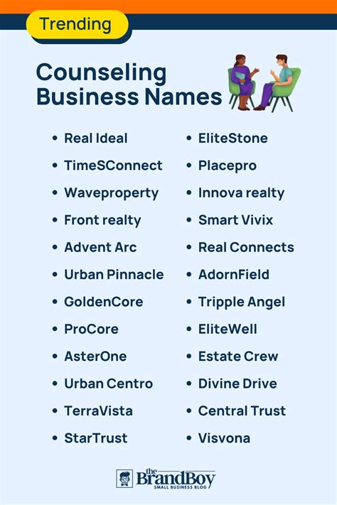 Top 10 Unique Counseling Business Name Ideas That Resonate