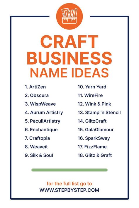 Best Crafts Business Name Ideas 2023