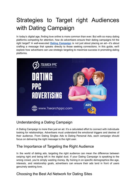 Dating Campaign Success Spain: Proven Strategies for Top Results