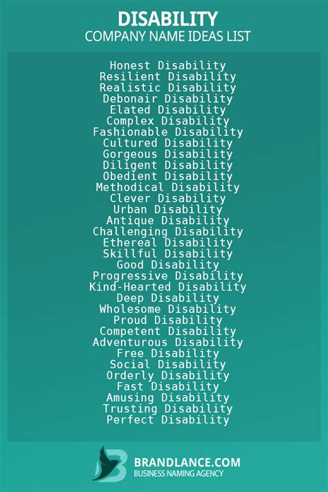Top Disability Business Name Ideas for Creative Startups