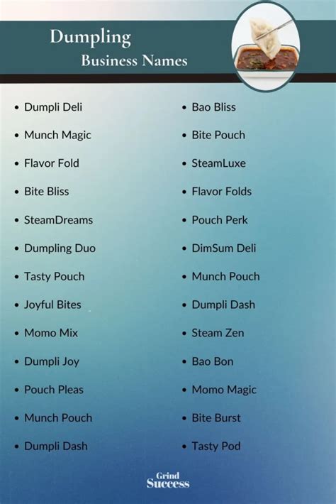 Top 10 Dumpling Business Name Ideas to Elevate Your Brand