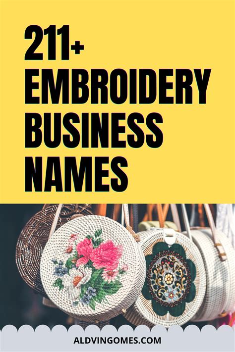 Best Embroidery Business Name Ideas Fast