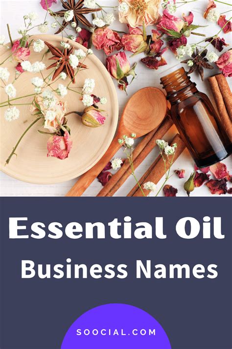 Best Essential Oils Business Name Ideas