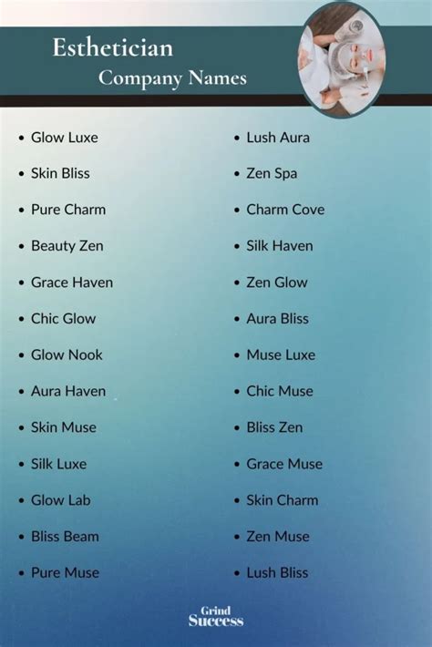 Best Esthetician Business Name Ideas Revealed