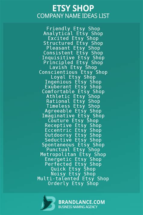 Best Etsy Business Name Ideas 2023
