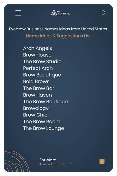 Eyebrow Business Name Ideas That Will Boost Your Brand