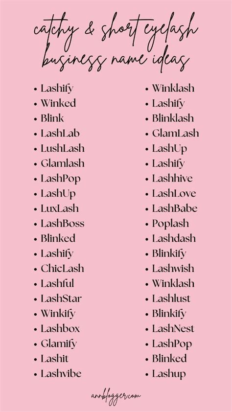 Top Creative Eyelash Extension Business Name Ideas to Launch Your Dream Salon