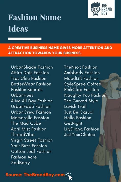 Fashion Design Business Name Ideas That Sell