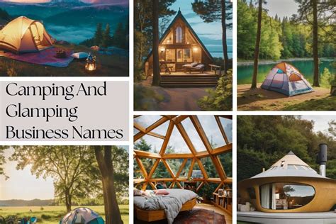 Glamping Business Name Ideas for Unique Adventure Ventures