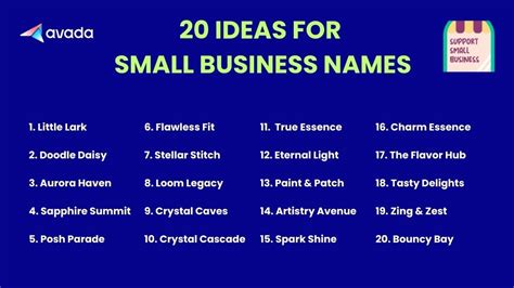 Top 10 Clever Good Small Business Name Ideas