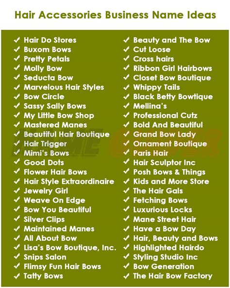 Best Hair Product Business Name Ideas 2023