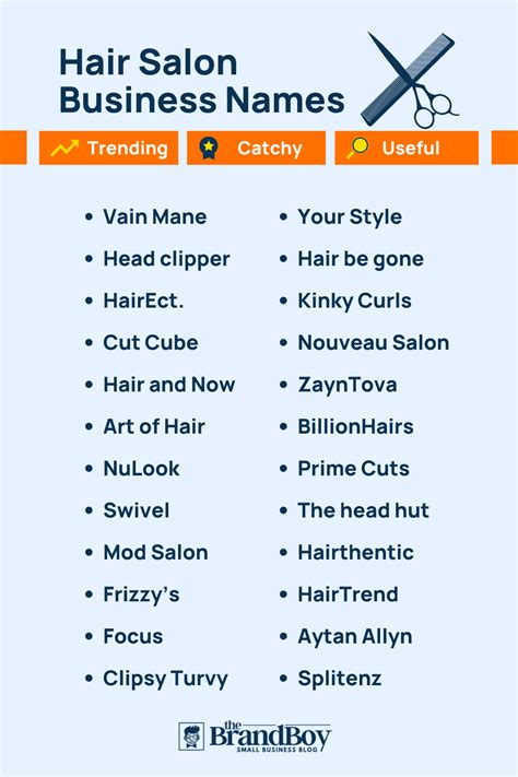 Best Hair Salon Business Name Ideas 2023
