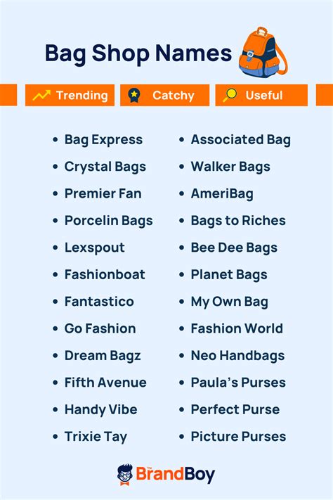 Top 20 Handbag Business Name Ideas for Your Next Venture