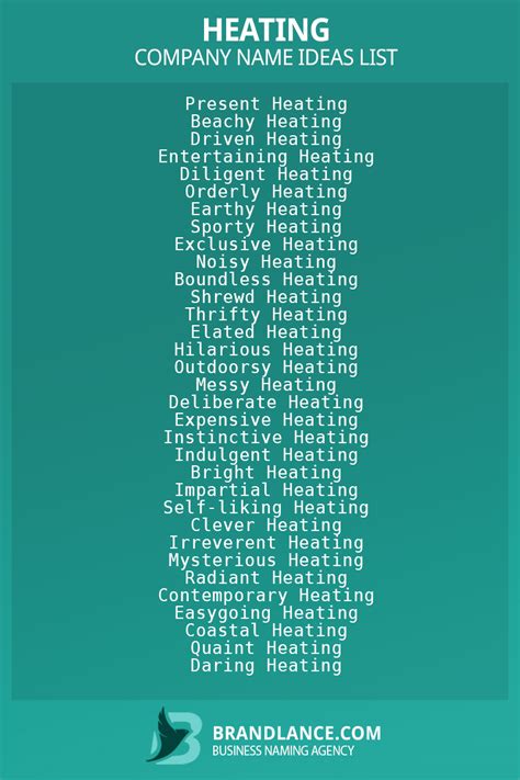 Creative Heating Business Name Ideas for Your Brand Success