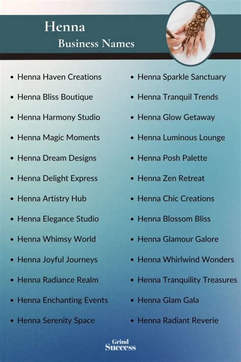 Henna Business Name Ideas That Will Make You Shine