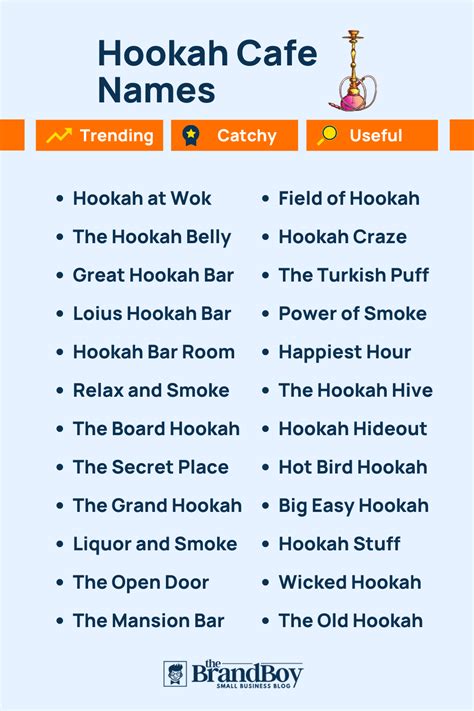 Top 10 Catchy Hookah Business Name Ideas That Will Hook Your Customers