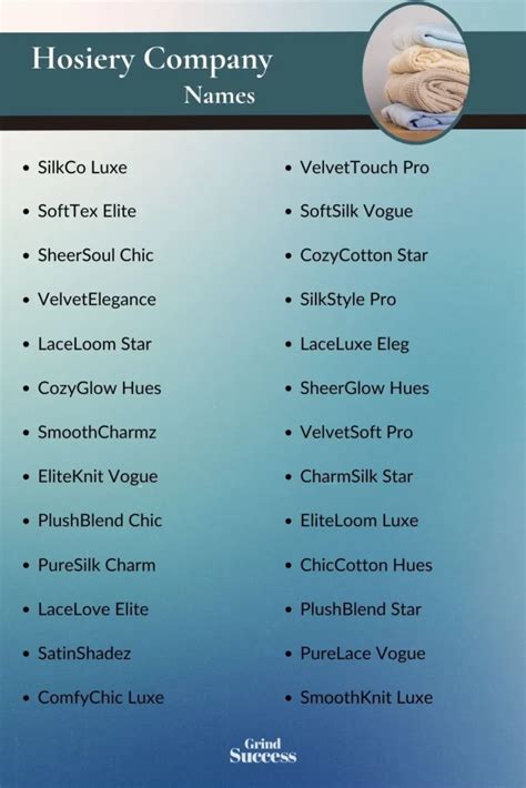 Best Hosery Business Name Ideas 2023