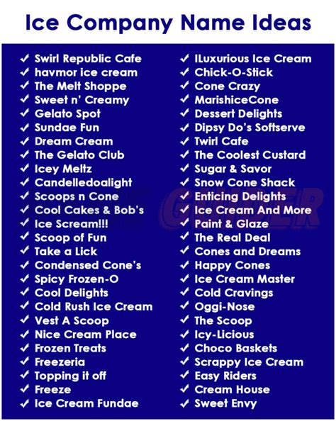 Catchy Ice Cream Business Name Ideas That Will Delight Your Customers