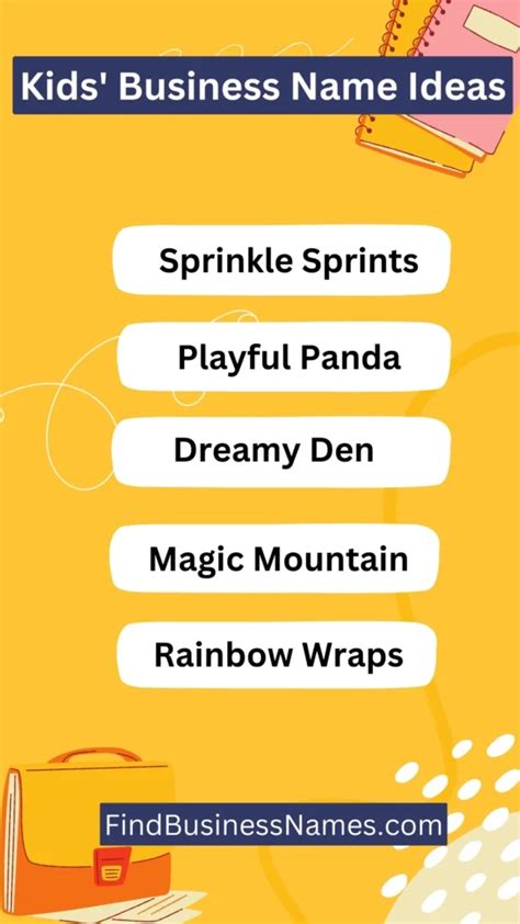 Top 50 Creative Kids Business Name Ideas to Ignite Your Child's Entrepreneurial Spirit