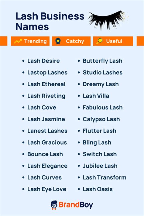 Best Lash Tech Business Name Ideas 2023