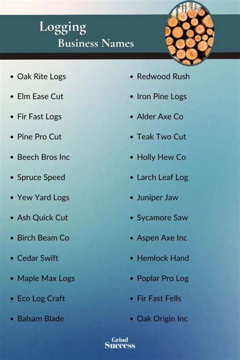 Top 20 Creative Logging Business Name Ideas You Must Consider