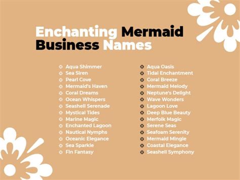 Mermaid Business Name Ideas That Will Captivate Your Audience