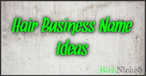 Top Natural Hair Care Business Name Ideas for 2023