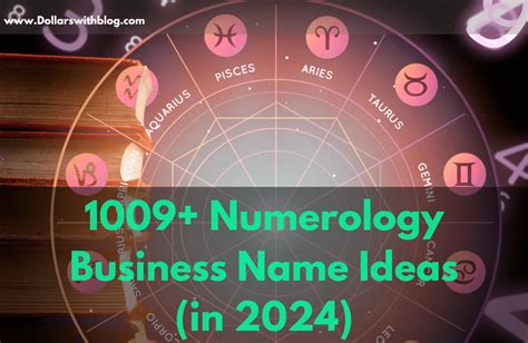 Best Numerology Business Name Ideas for Success