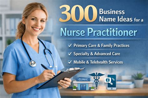 Best Nurse Practitioner Business Name Ideas