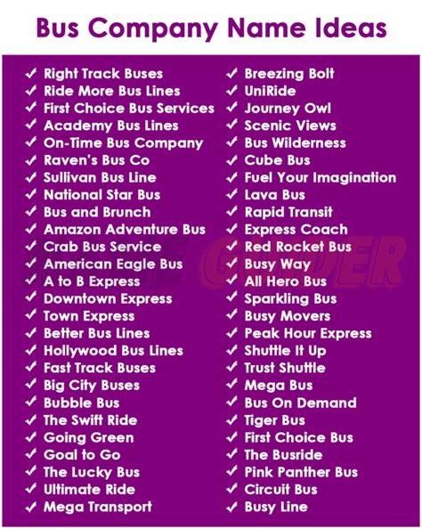 Best Party Bus Business Name Ideas 2023