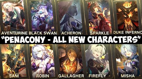 Penacony Characters