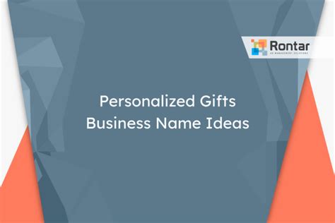 Best personalised gifts business name ideas 2023