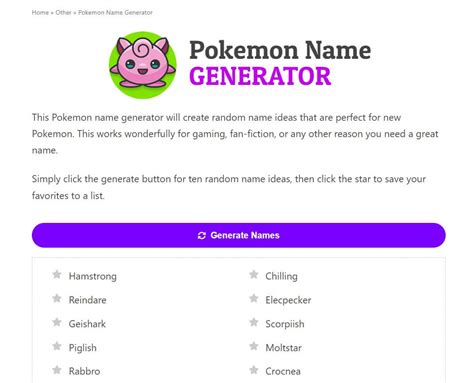 Best Pokemon Business Name Ideas Revealed